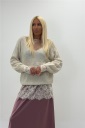 maglioncino e maglia in pizzo lace